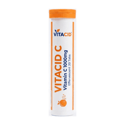 Vitacid C Vitamin C 1000mg Effervescent 20 Tabs