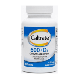 Caltrate 600+D3 Calcium Tablets 60 Pack