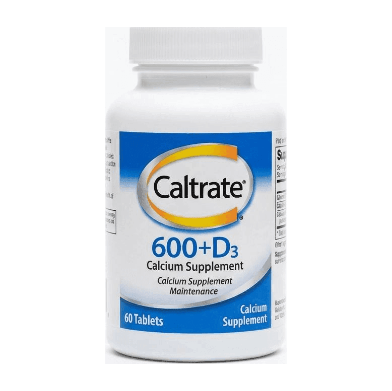 Caltrate 600+D3 Calcium Tablets 60 Pack