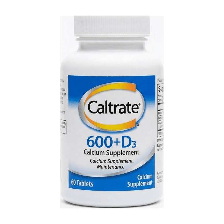 Caltrate 600+D3 Calcium Tablets 60 Pack